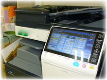 薬情類印刷用カラーレーザー複合機
